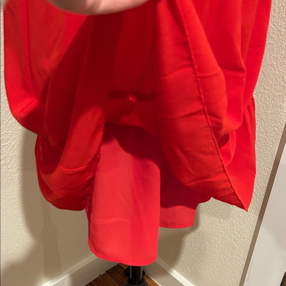 Chic Red Halter Mini Dress - Picture 2 of 6
